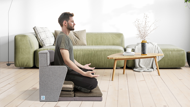 Meditation cushion and chair