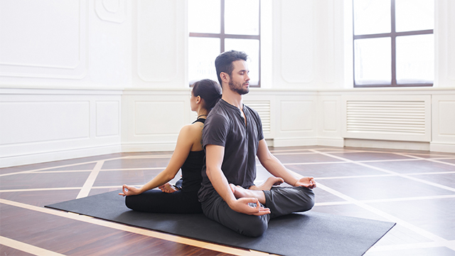 meditation cushion and chair